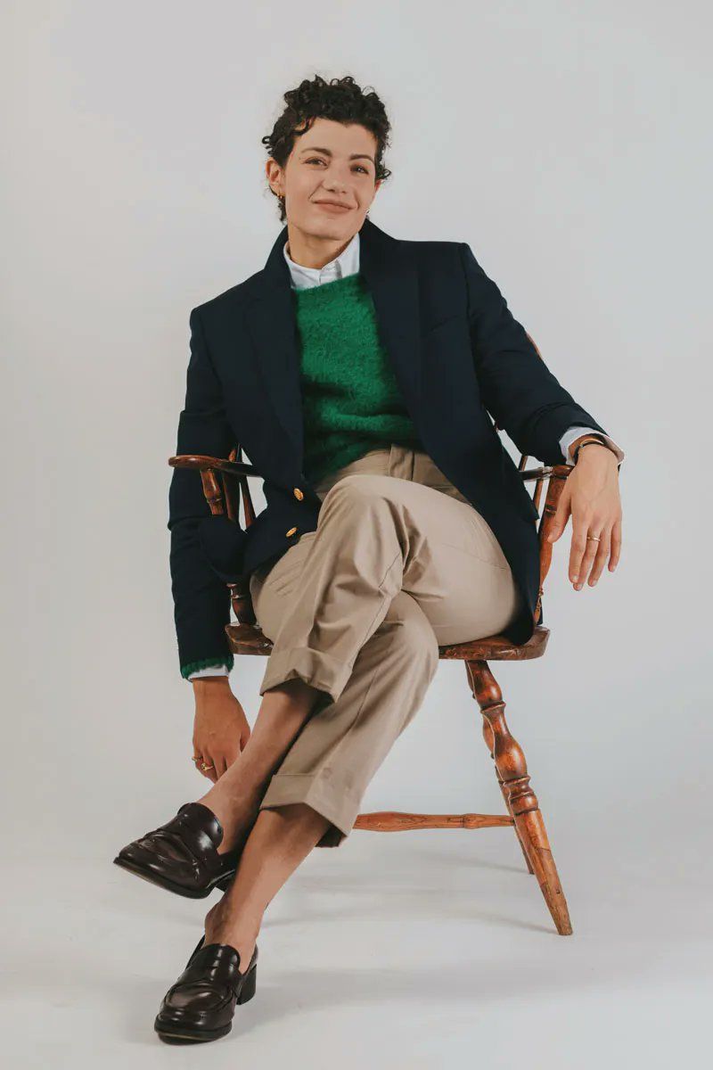 classic yet light-hearted classic yet light-hearted blazer styling